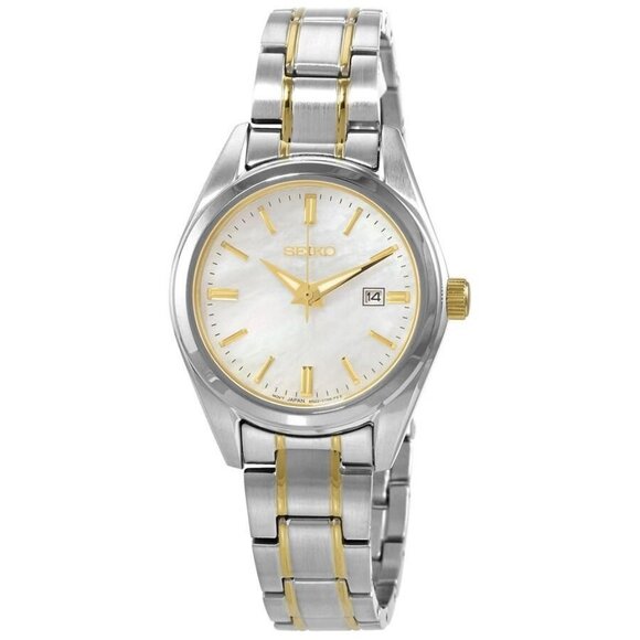 NWT Seiko Fashion Ladies Quartz Steel Authentic Watch - Picture 1 of 3
